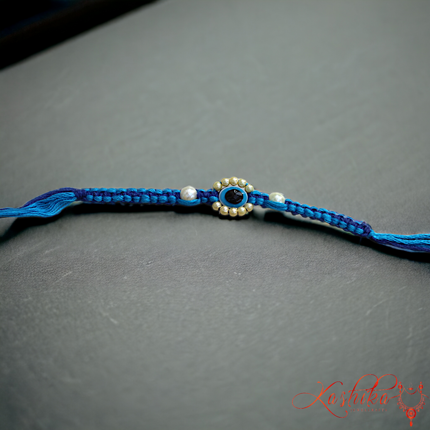 Evil Eye Seed Beads Rakhi