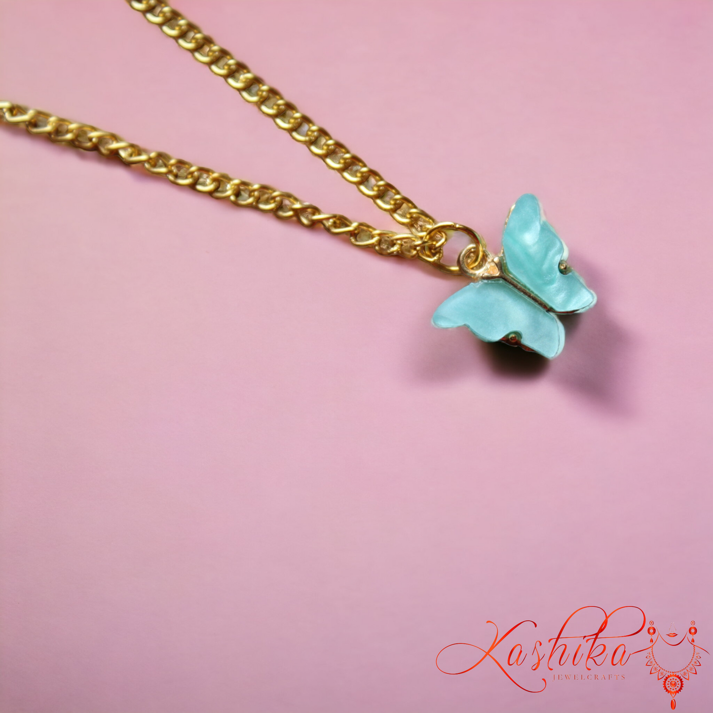 Sky Blue Pendant Set with Earrings