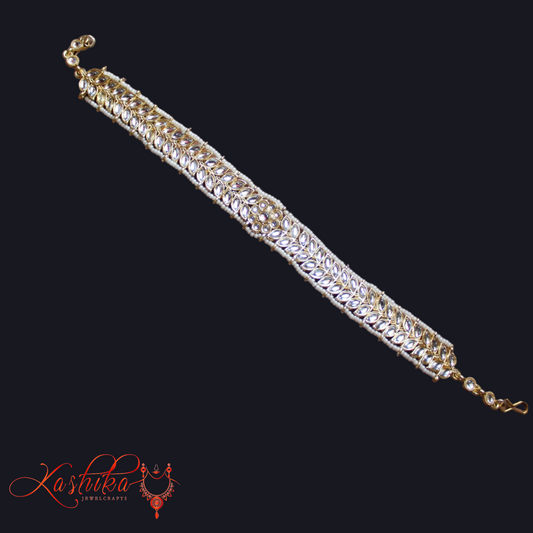 Gold Plated Kundan Matha Patti