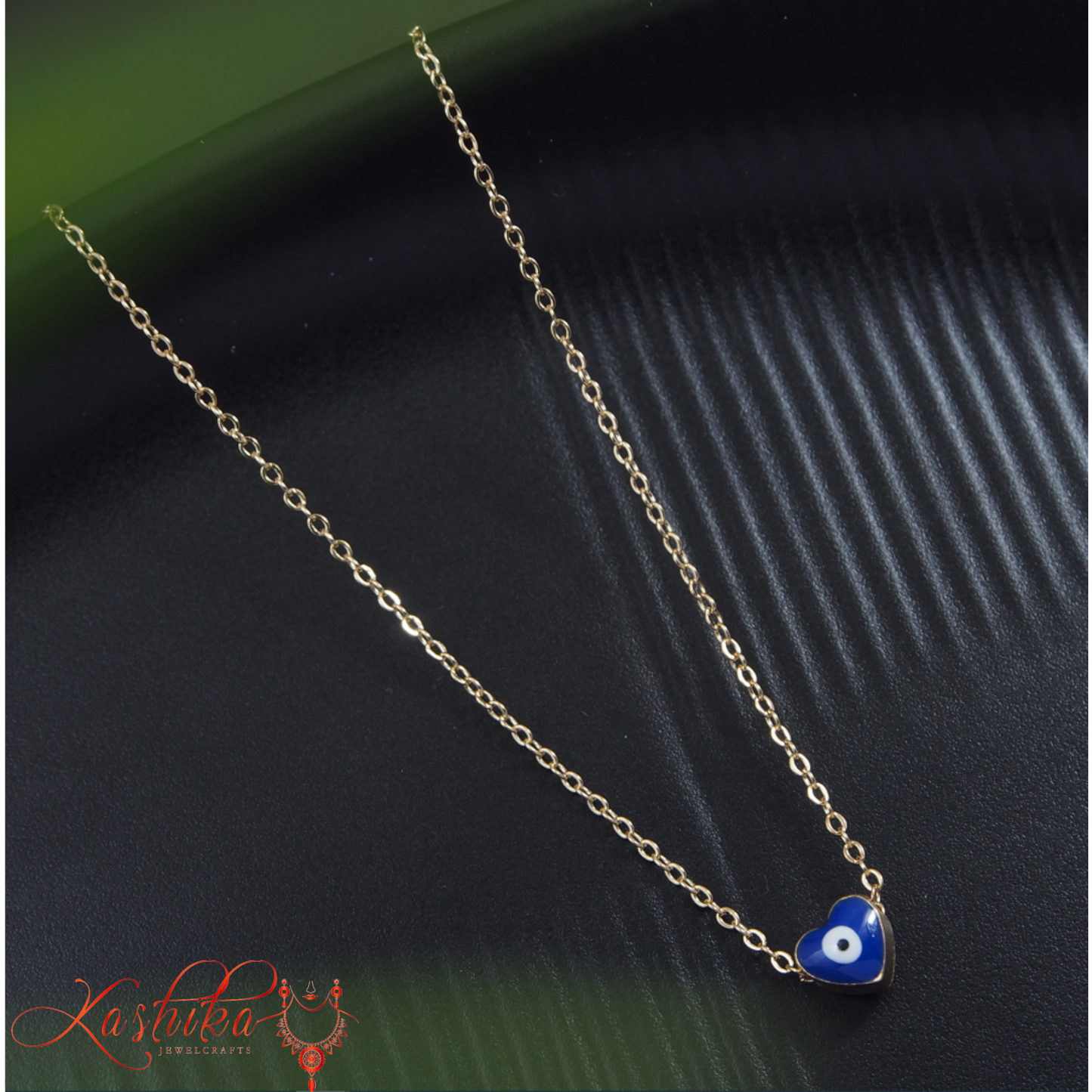 Evil Eye Heart Shaped Chain