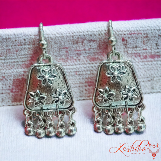 Oxidised Cute Little Dangler Earrings