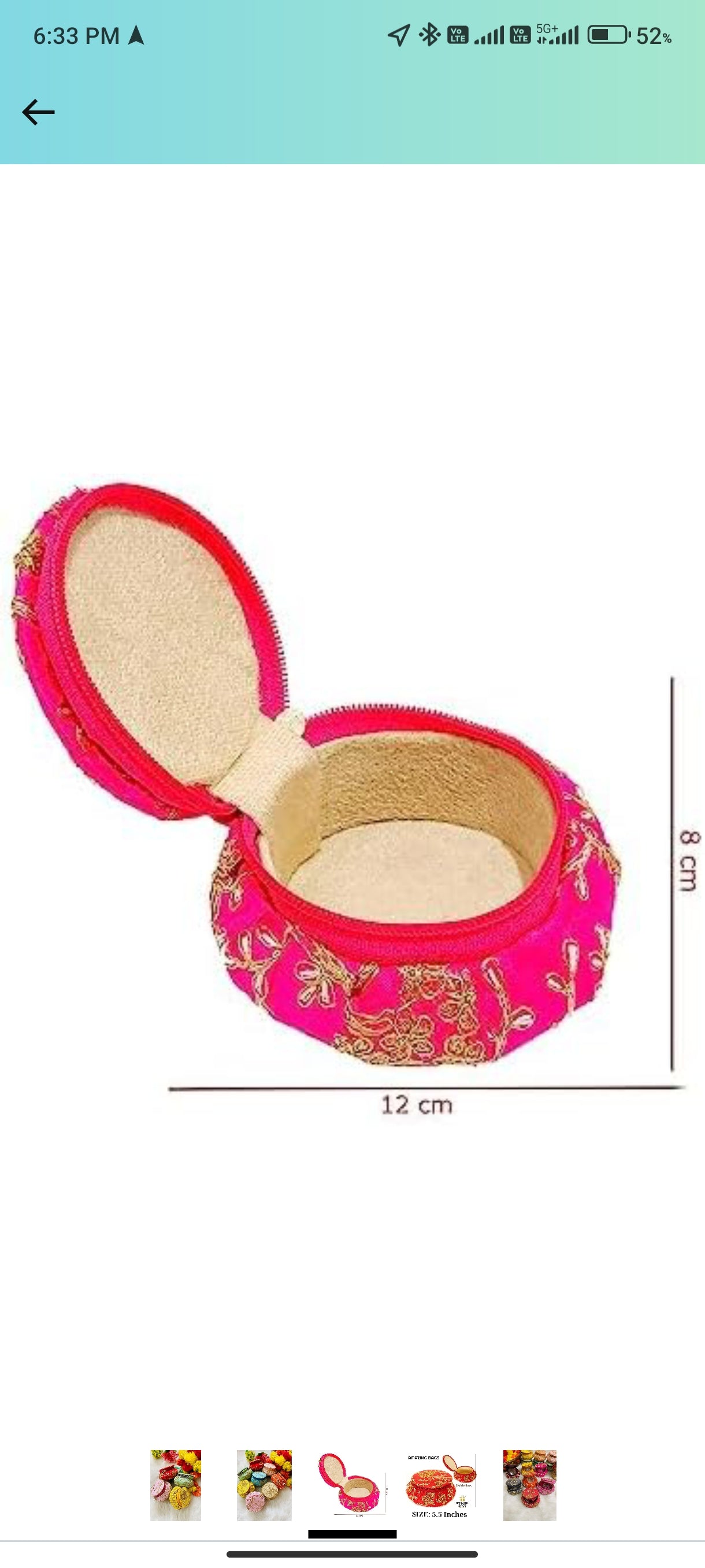 Matki Shaped Bangle Box