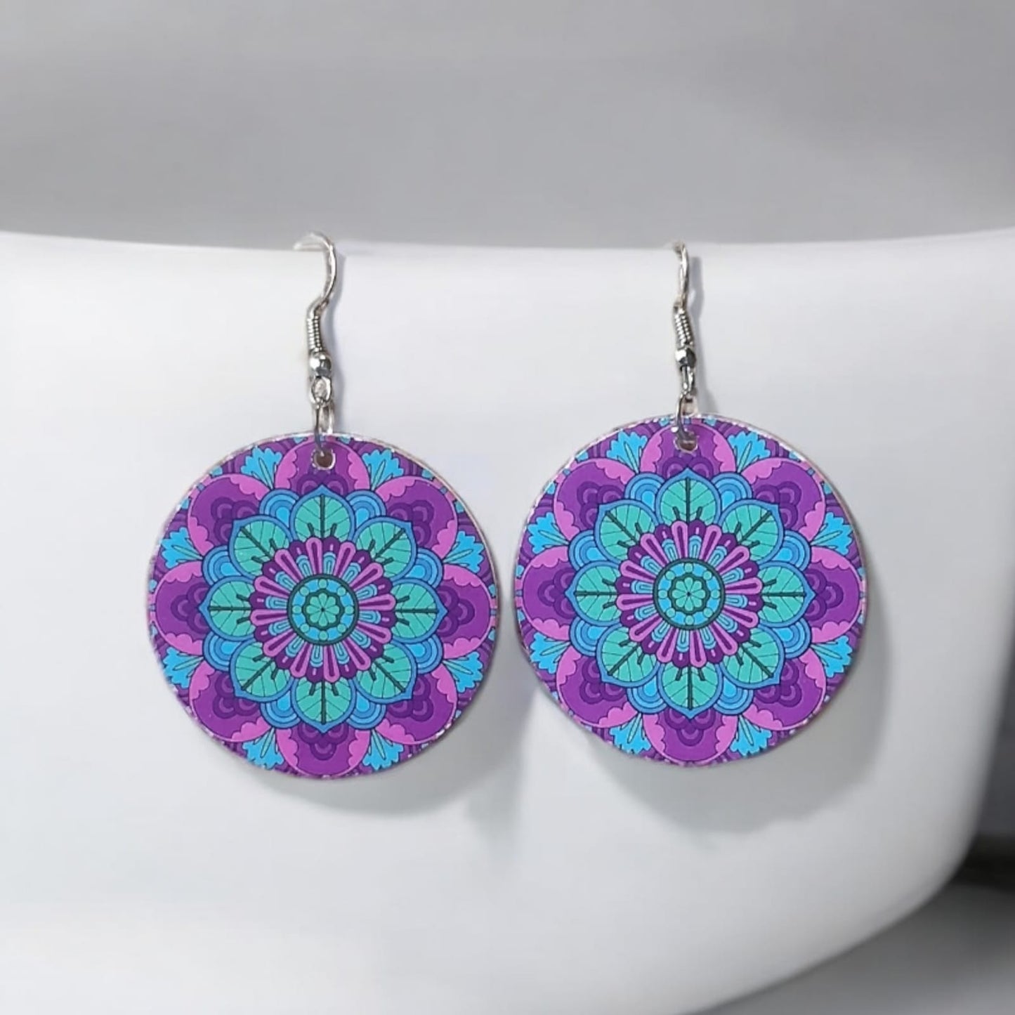 Mandala traditional earrings