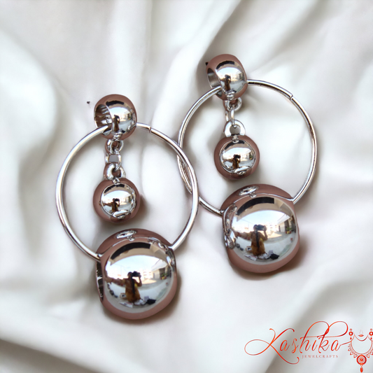 Silver Korean Earrings